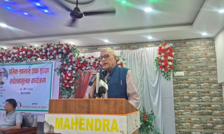 कांग्रेस वरिष्ठ नेता डा. शेखर कोइरालाले भने– कांग्रेस एकताबद्ध नभए लोकतन्त्र धरापमा पर्छ