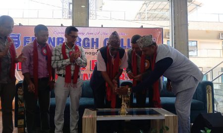 इडेनवर्ग कलेजमा नयाँ ऊर्जा : ४६४ विद्यार्थीको भव्य स्वागत, १९६ विद्यार्थीलाई बिदाइ
