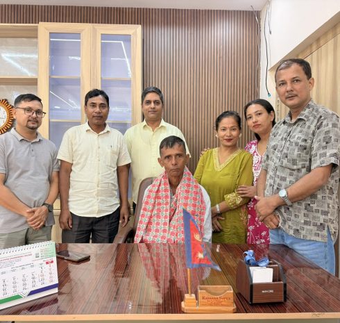 विराटनगरको ऐतिहासिक आदर्श माविको व्यवस्थापन नेतृत्वमा कल्याण लामिछाने