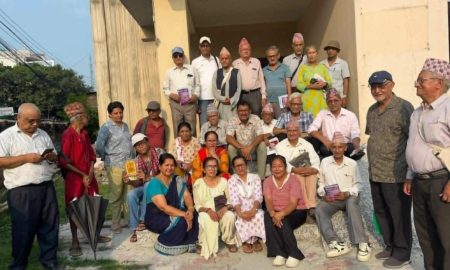 विराट साहित्य संगमको २३८औँ साहित्यिक शृङ्खला सम्पन्न, स्रष्टा सम्मान र सिर्जना वाचन 